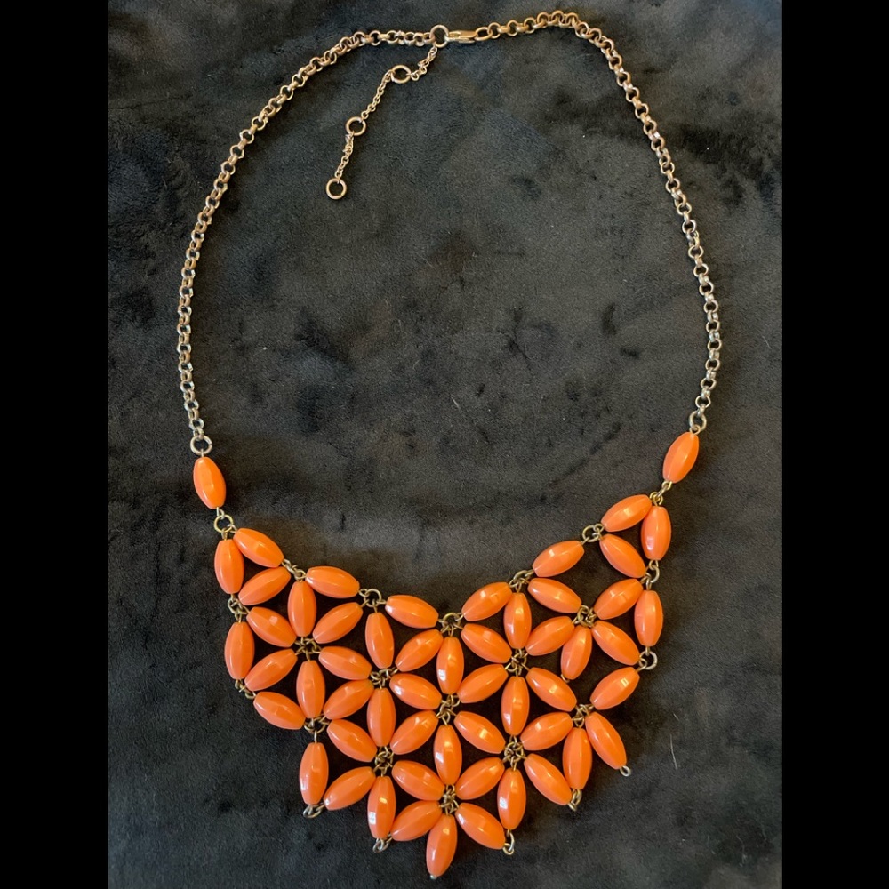 Orange Statement Necklace